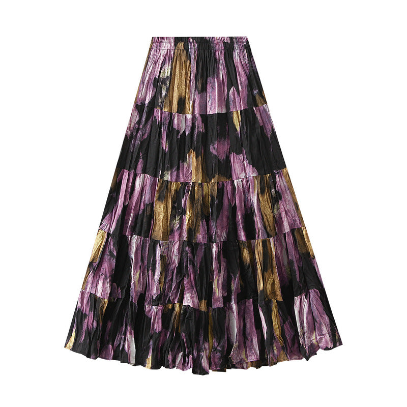 Rosalind Vintage Floral Tiered Skirt 3