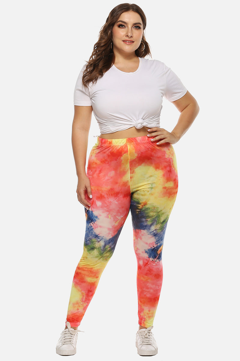 Plus Size Tie Dye Legging 5