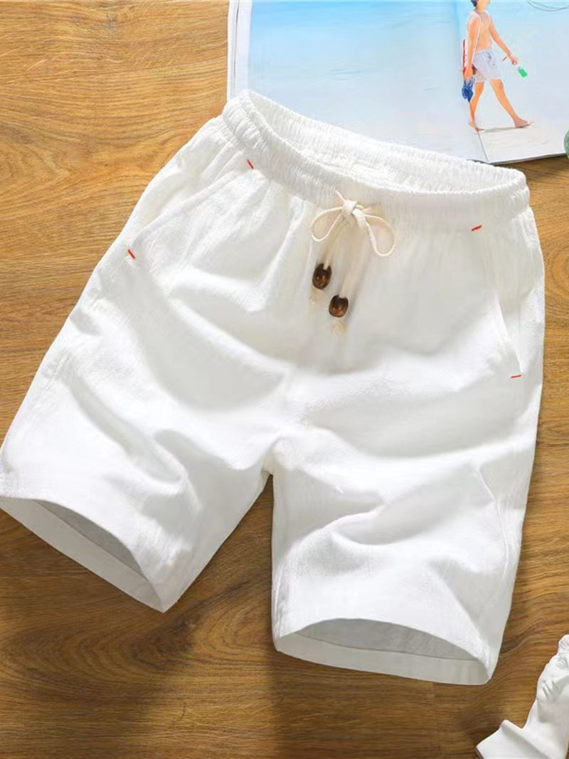 Men's Plus Size Casual Drawstring Summer Shorts 6