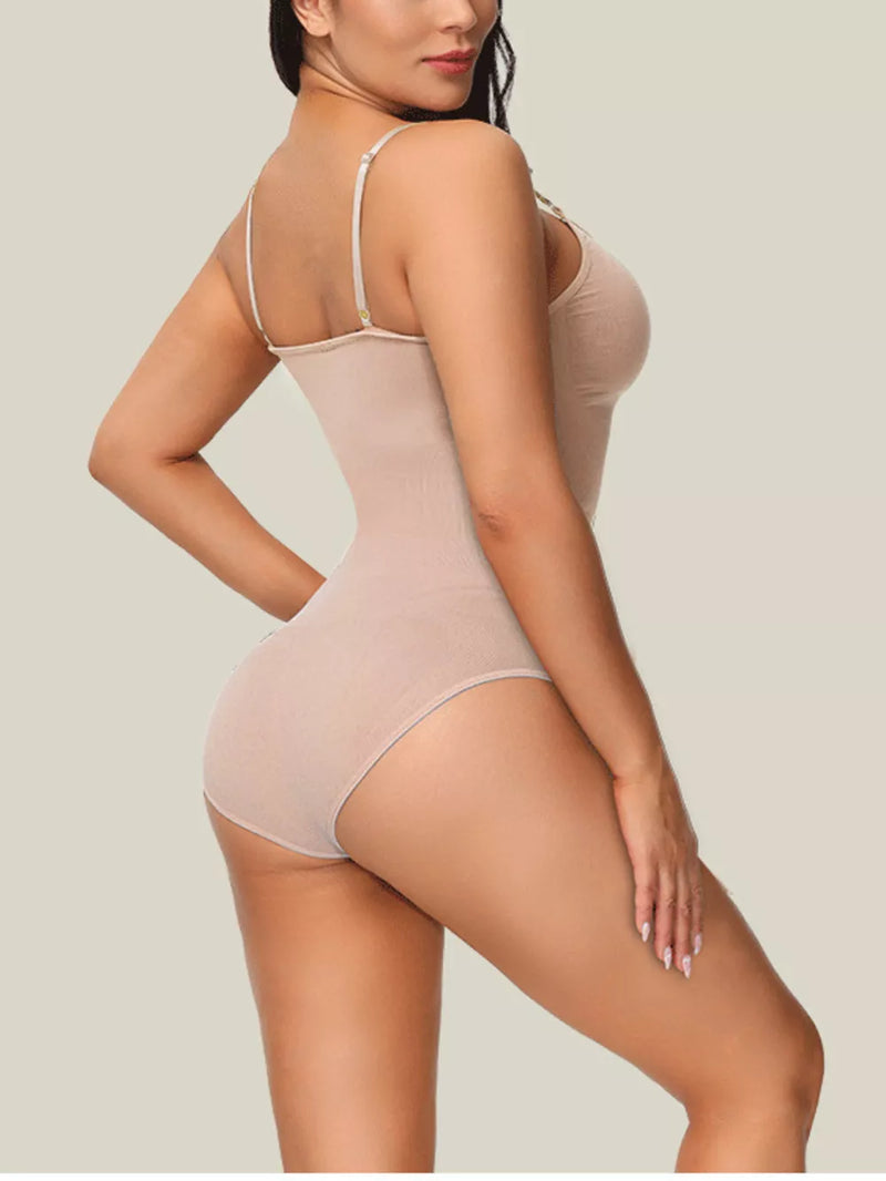 Full Size Seamless Scoop Neck Shaping Bodysuit Plus Size 3