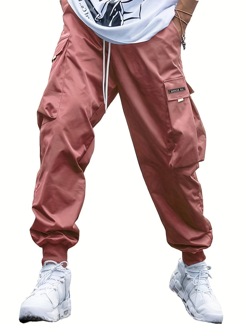 Atlas Multi-Pocket Cargo Pants — Coral