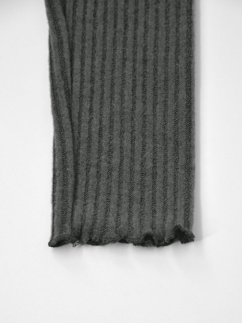 Asymmetrical One-Shoulder Ribbed Knit Top 7