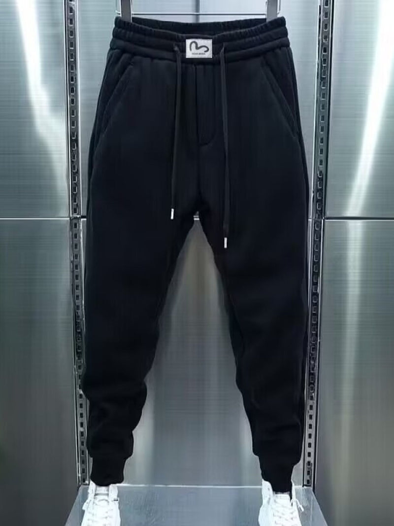 Men's Plus Size Drawstring Jogger Sweatpants with Pocketed 5