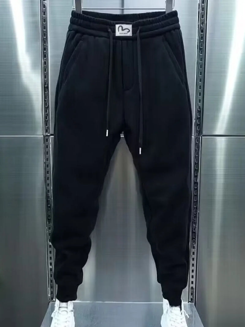 Men's Plus Size Drawstring Jogger Sweatpants with Pocketed 2
