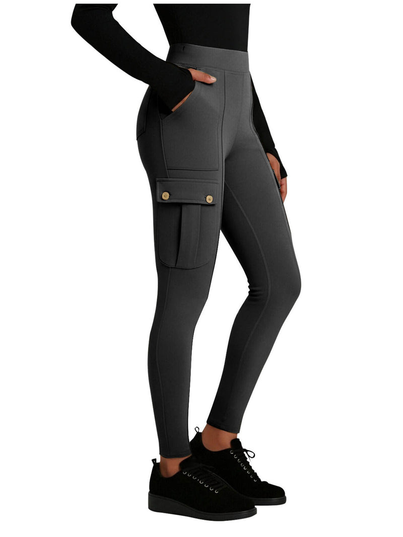 High Waist Active Pants | Hazel & June Gray
