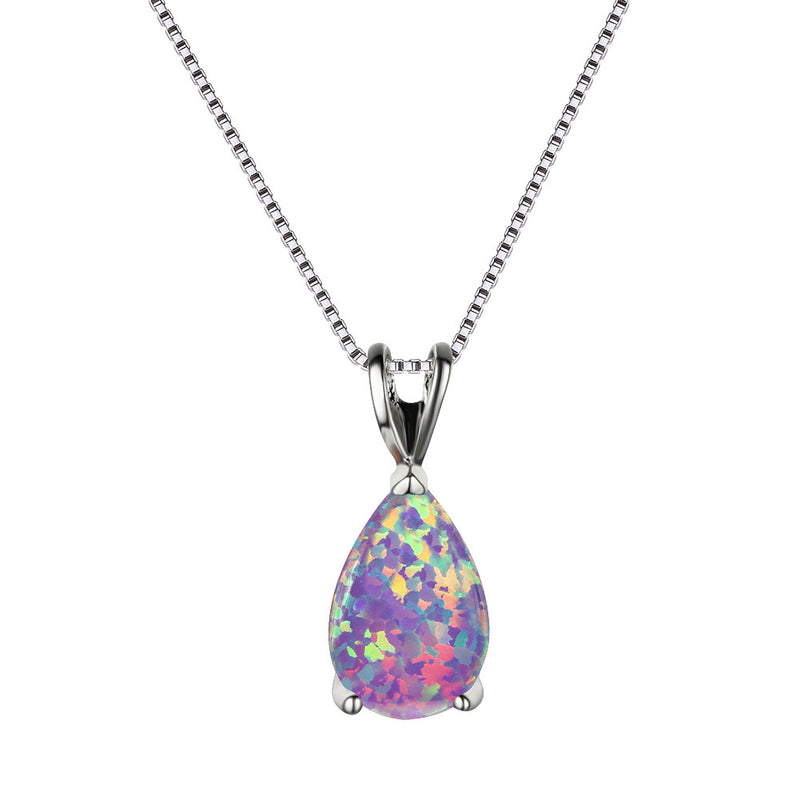 Liora Opal Teardrop Necklace 10
