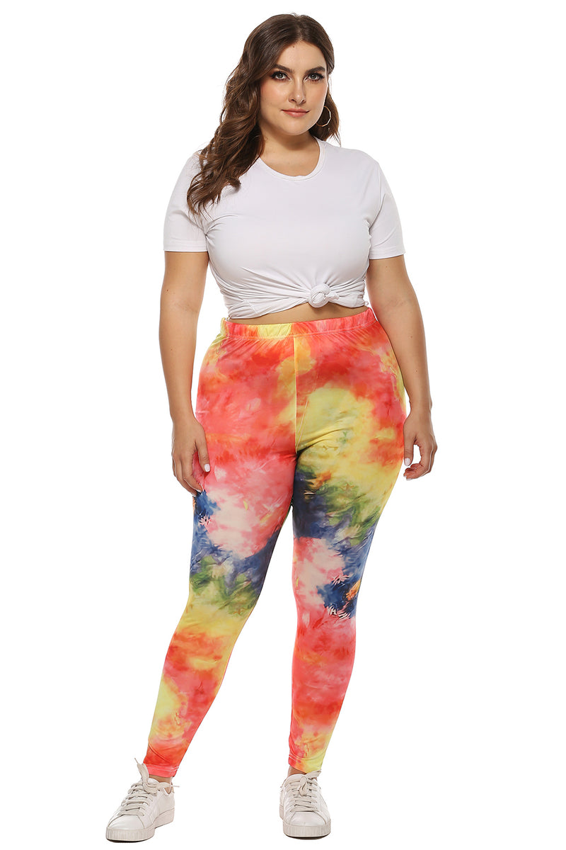 Plus Size Tie Dye Legging | Hazel & June