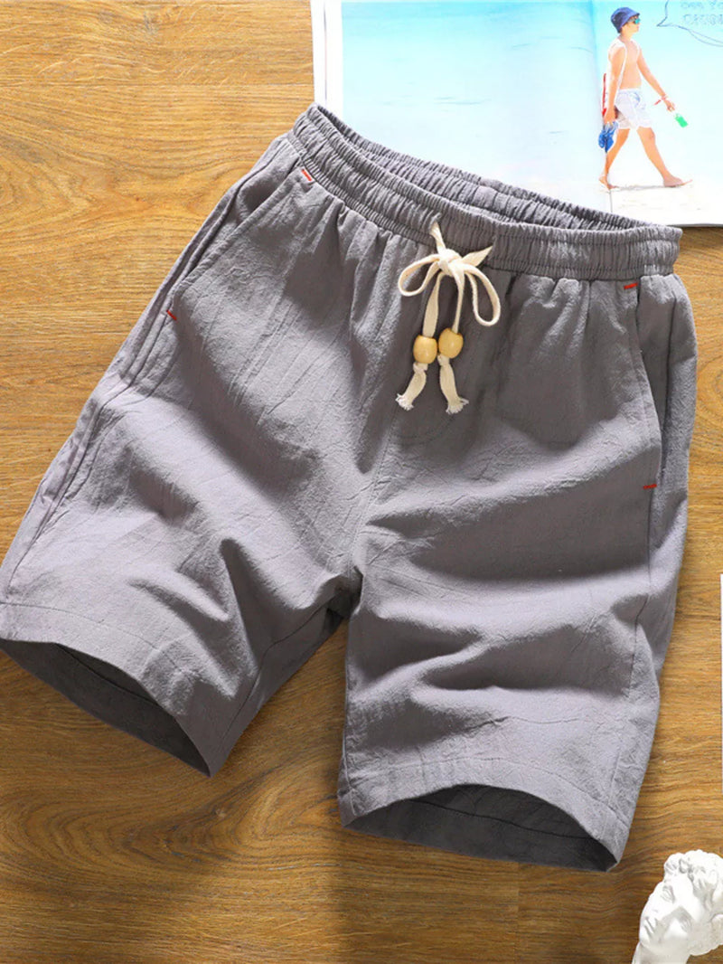 Men's Plus Size Casual Drawstring Summer Shorts 4