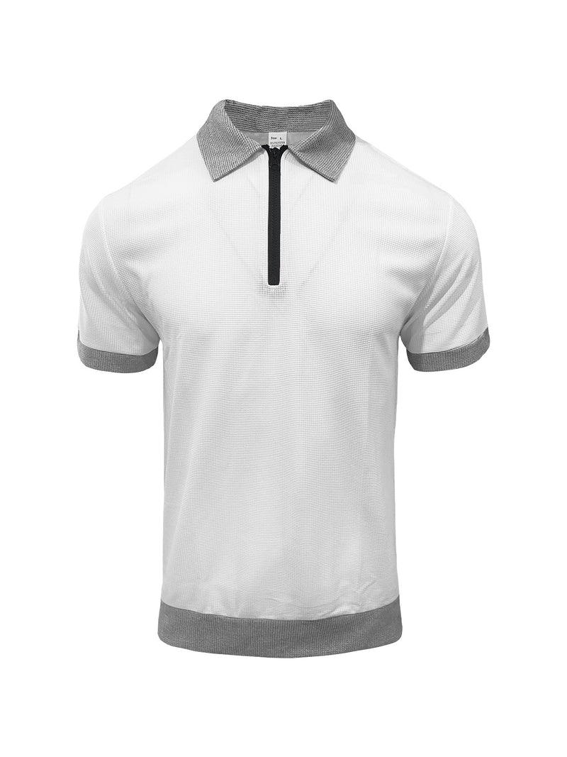 Half-Zip Lapel Polo 5