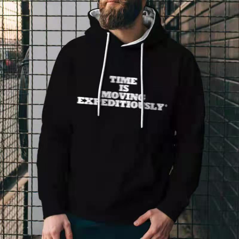 Finn Solid Hoodie in Black