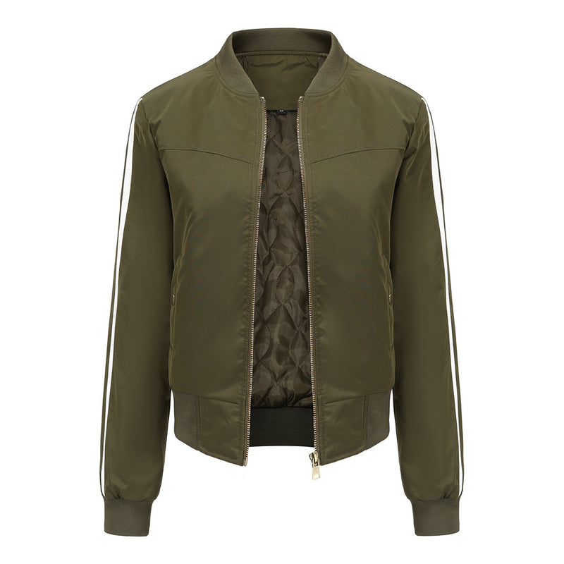 Wren Cropped Bomber Coat 4