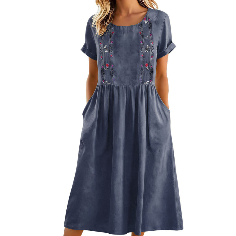 Margot Linen Pinafore Dress 5