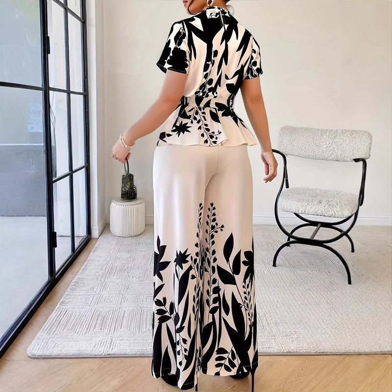 Camille Cinched-Waist Two-Piece Set 3