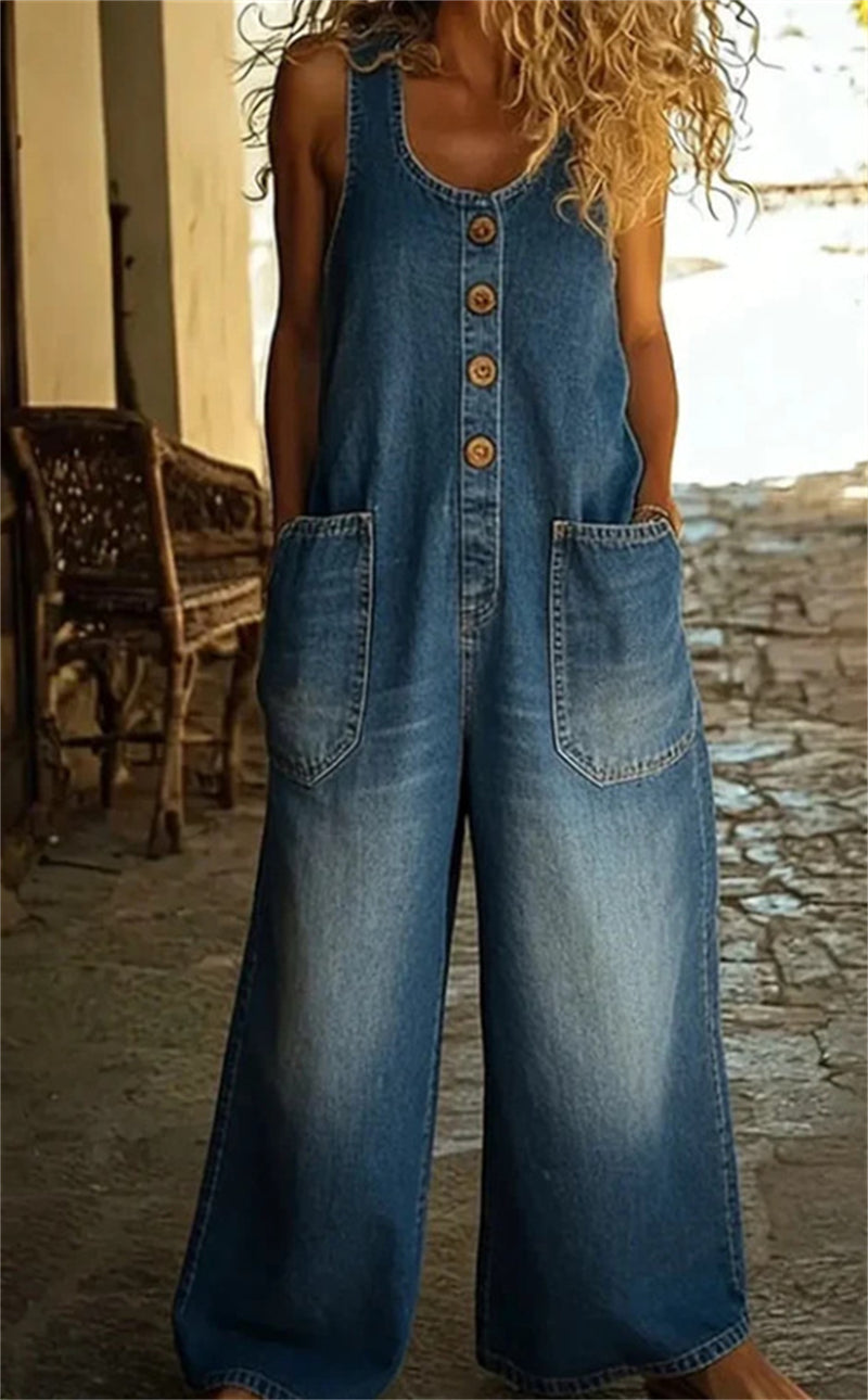Quinn Denim Jumpsuit 4