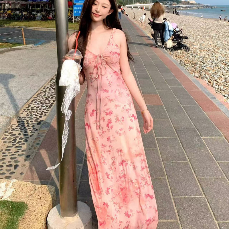 Rosewater Floral Slip Maxi 1