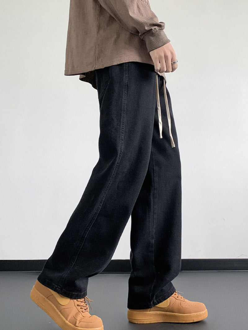 Men's Full Size Wash Loose Fit Jeans Plus Size 5