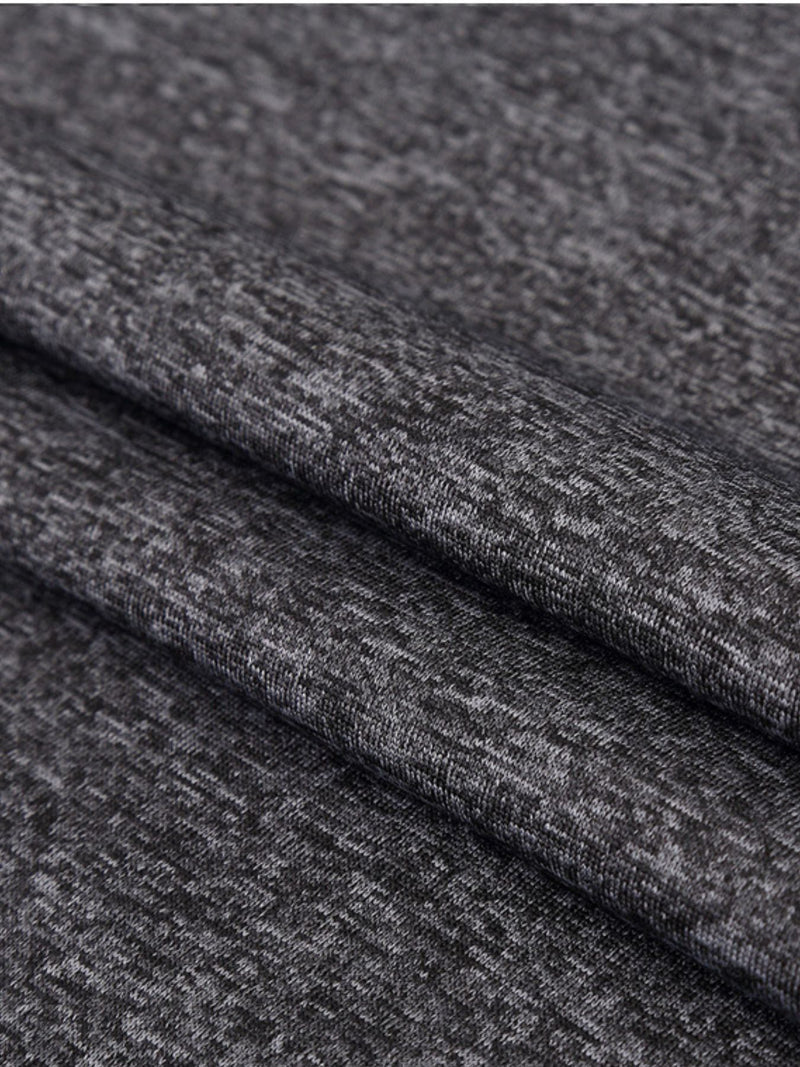Men's Classic Heathered Polo Shirt With Contrast Collar 5