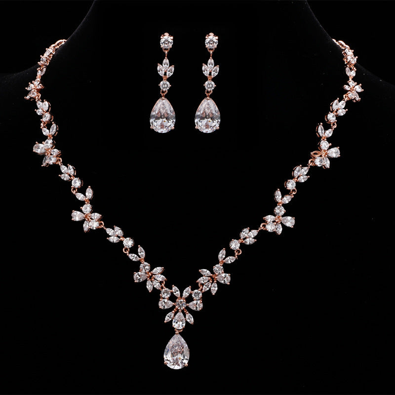 Camille Stud Earrings & Necklace Set