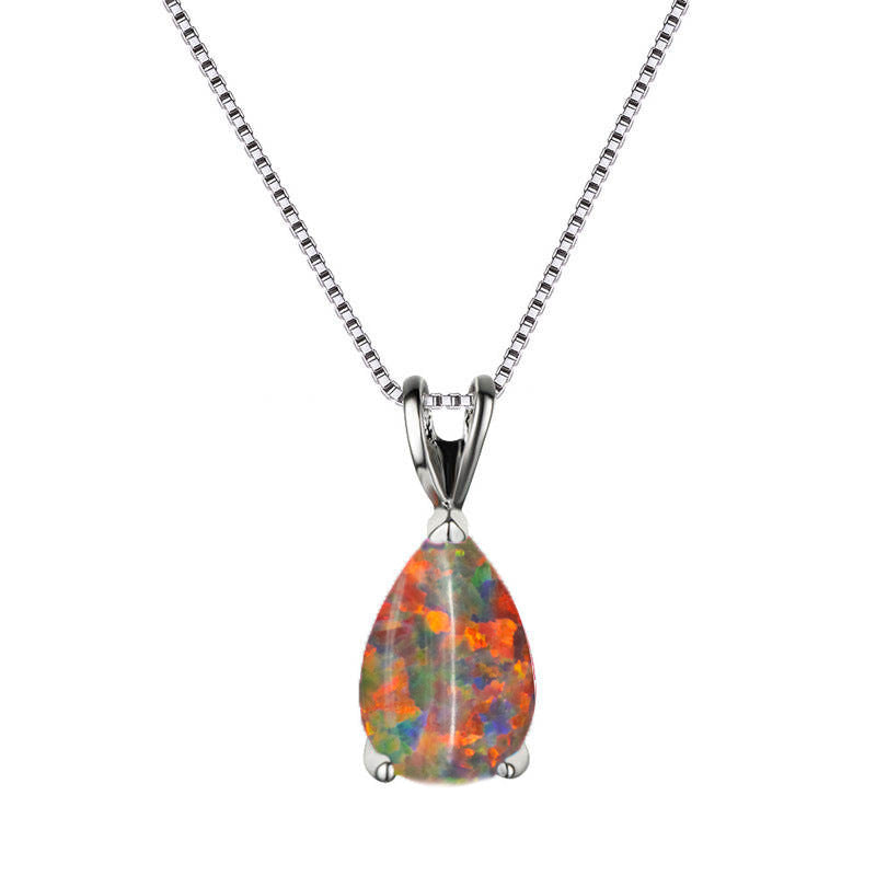 Liora Opal Teardrop Necklace 11