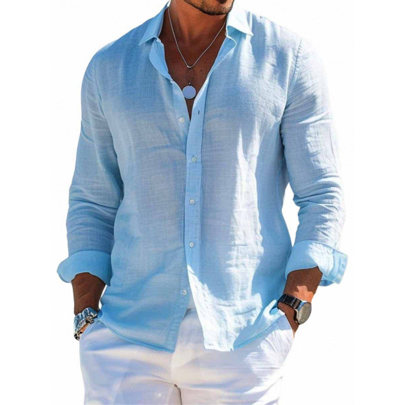 Mason Loose Long-Sleeve Shirt — SF9064