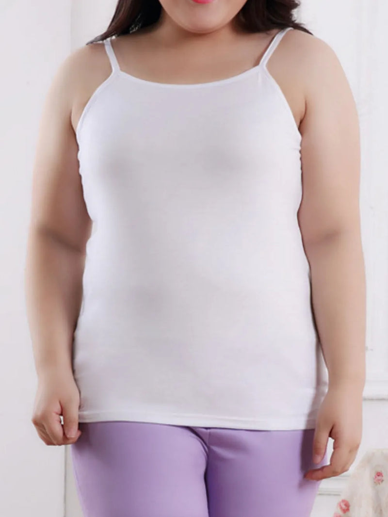 Solid Color Scoop Neck Tank Top 4