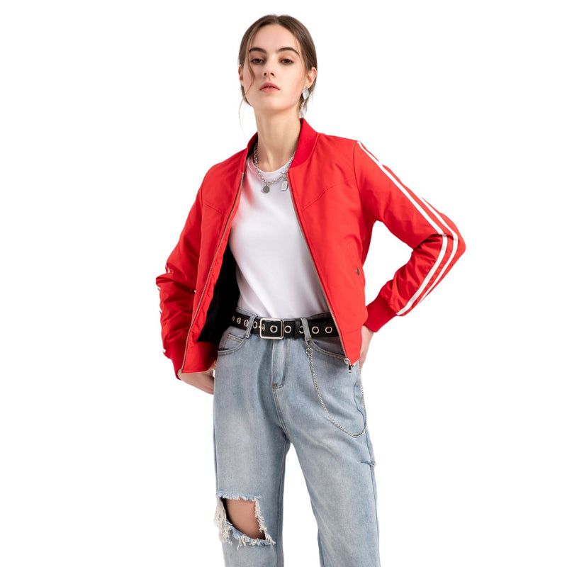 Wren Cropped Bomber Coat 9