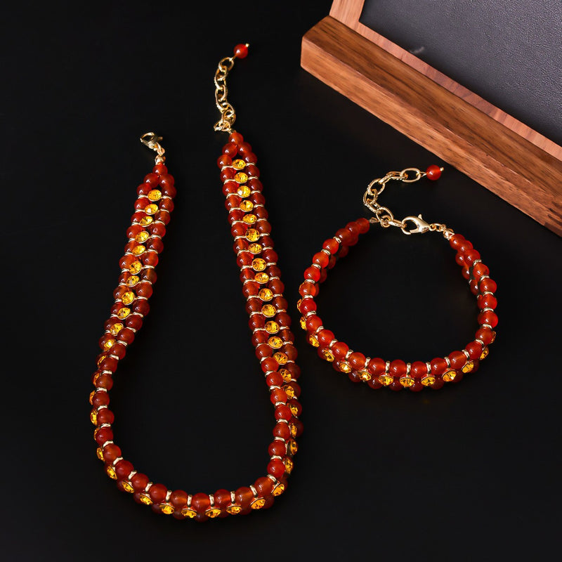 Seraphine Pearl & Crystal Necklace