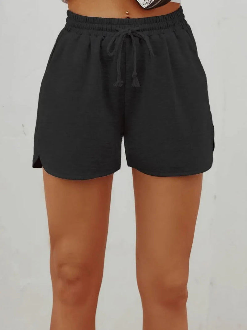 Drawstring Shorts with Pockets 4