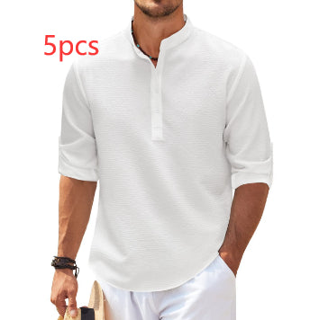 Stone Stand Collar Shirt