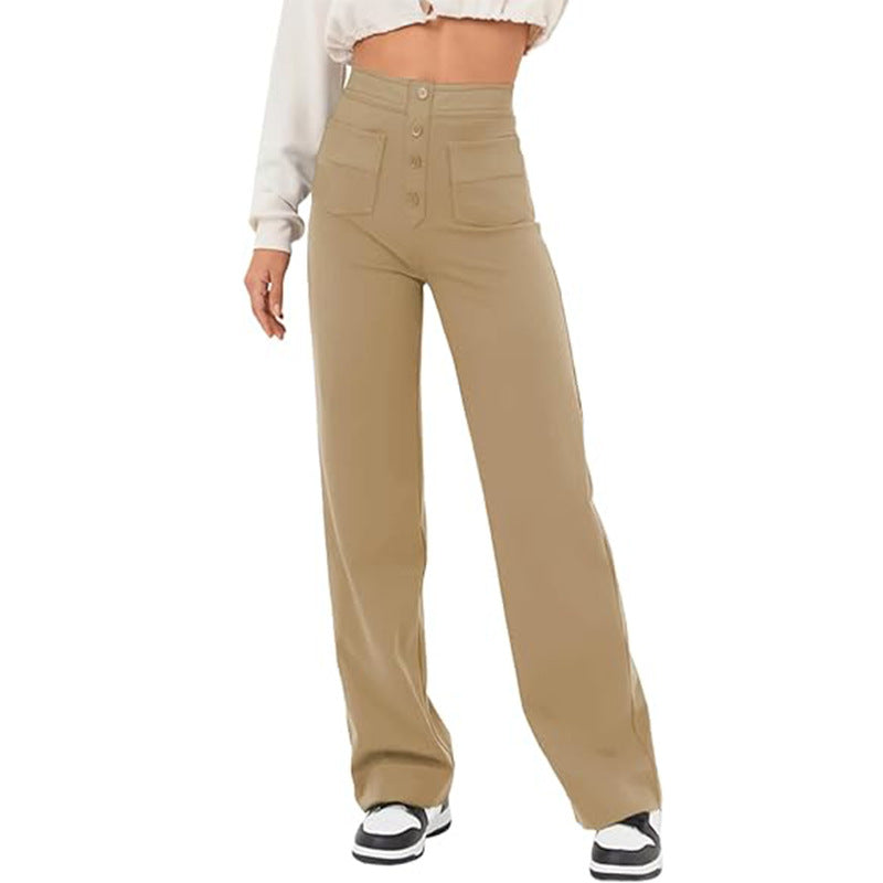Zadie High Waist Wide Leg Pants — Camel