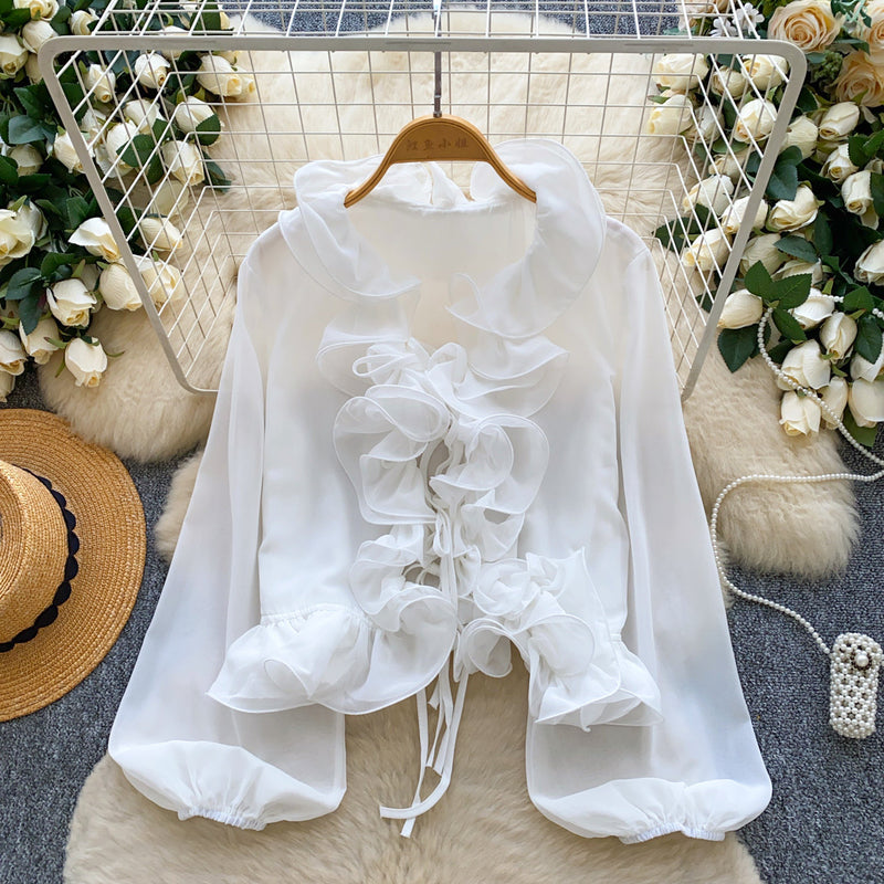 Margaux Ruffled Chiffon Blouse 1