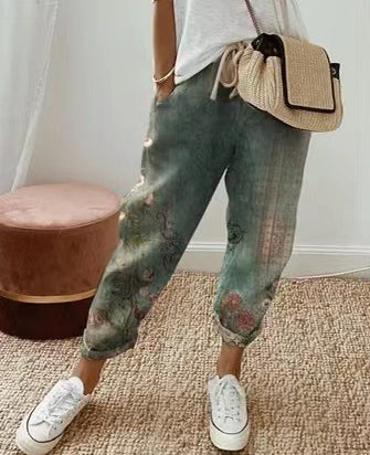 Nora Cotton Linen Pants — 3style