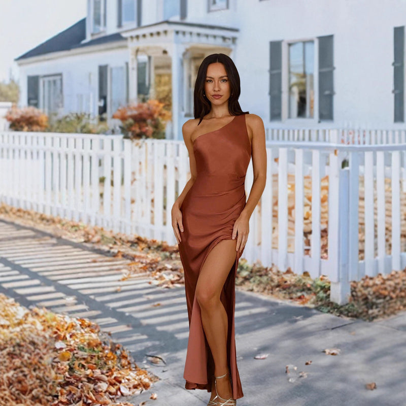 Vivienne Slit Column Dress 5