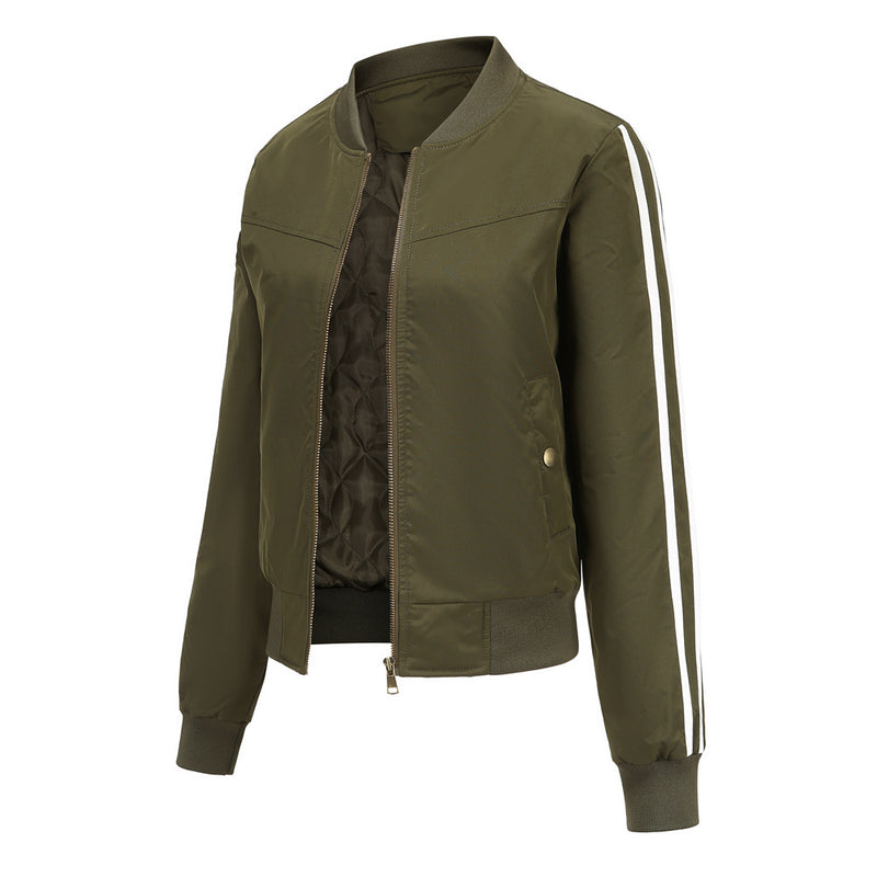 Wren Cropped Bomber Coat 6