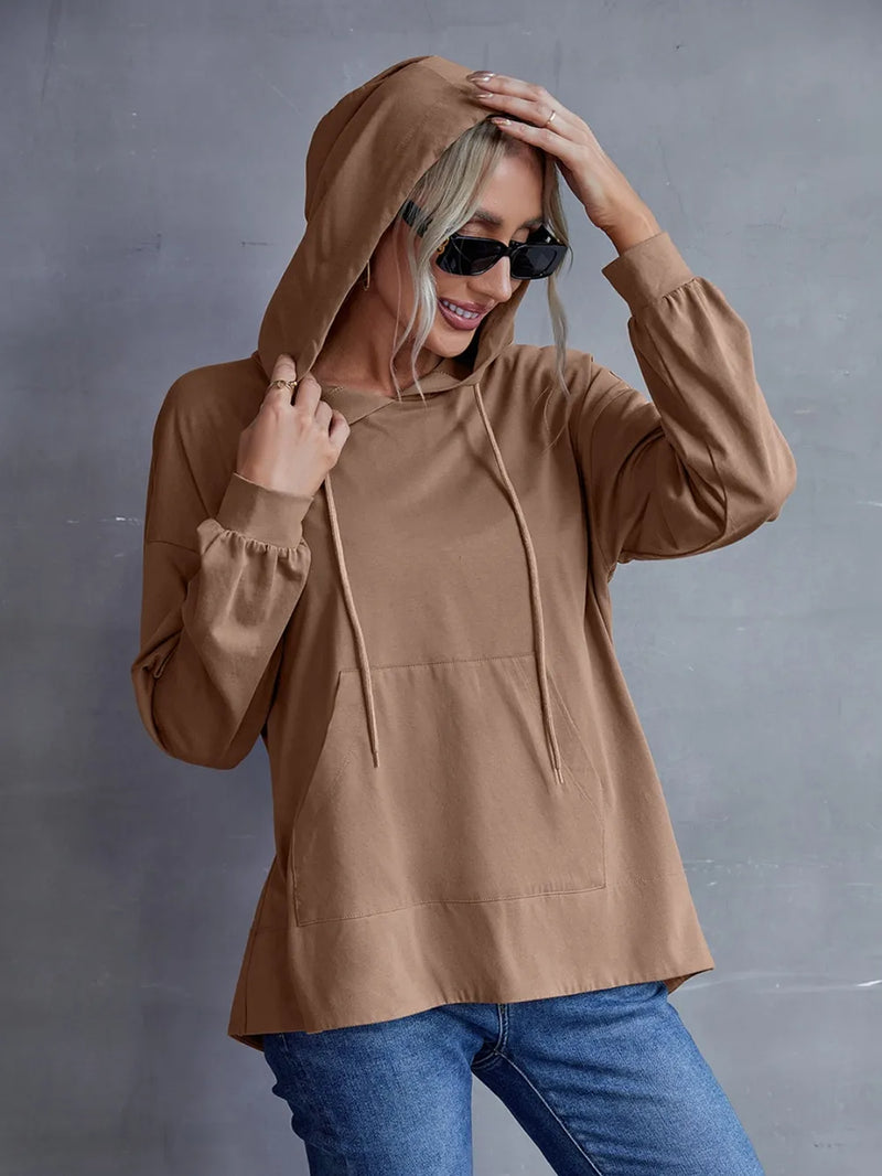 Ivy Lane Drawstring Pocketed Dropped Shoulder Hoodie 7