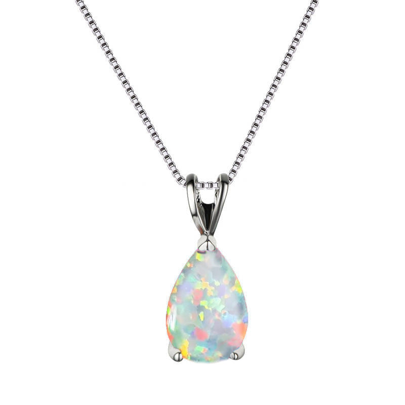 Liora Opal Teardrop Necklace 6