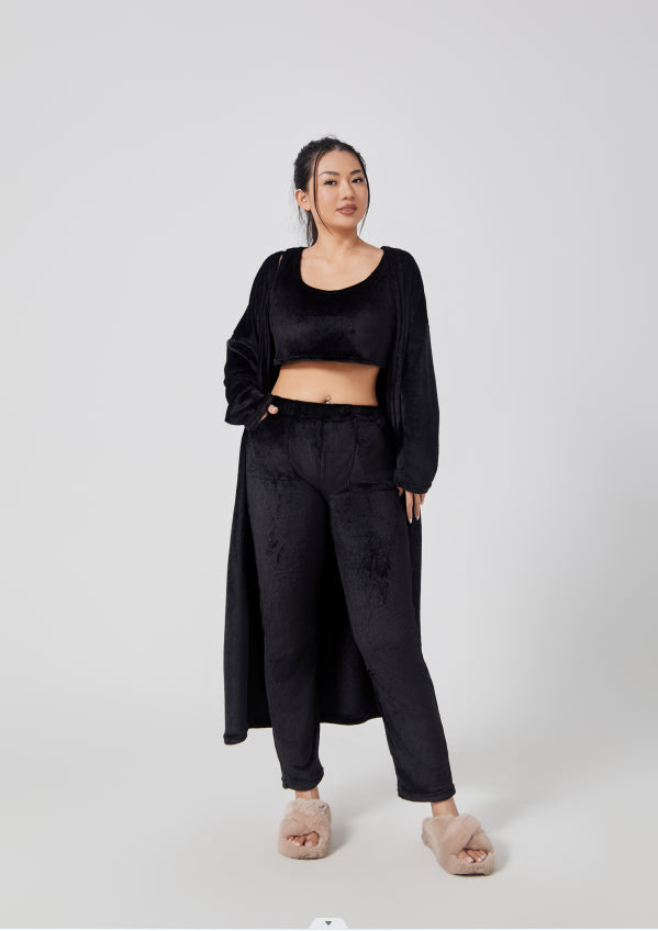 Etta Three-Piece Lounge Set — Black