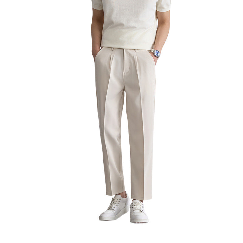 Cropped Tailored Trousers 4