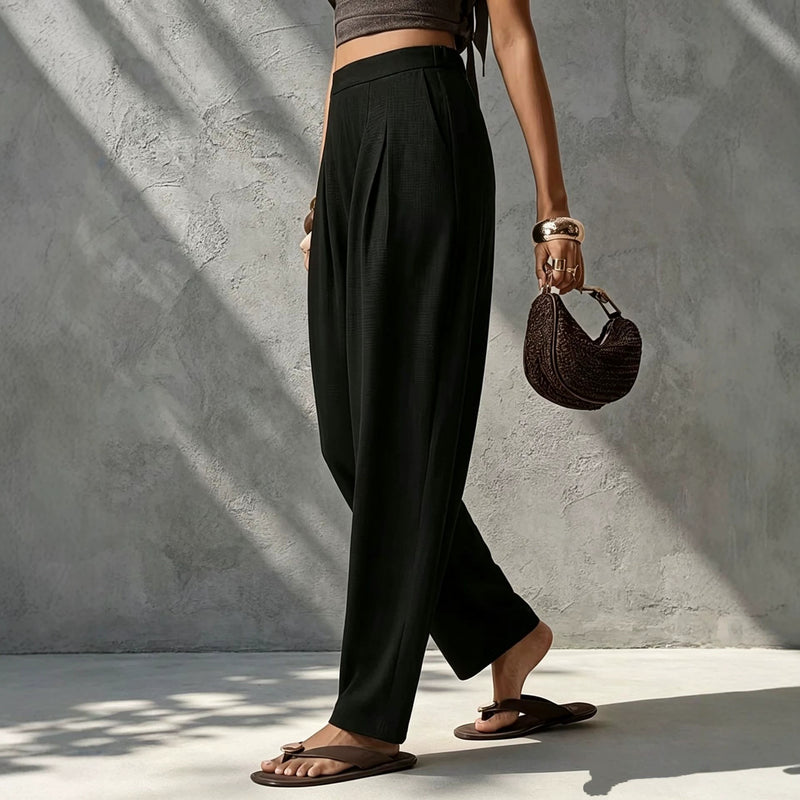 Edie Pleated Trousers 2