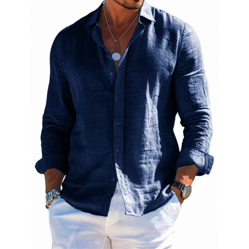 Mason Loose Long-Sleeve Shirt — SF9069