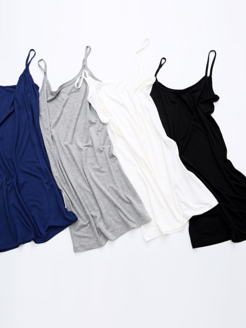 Scoop Neck Mini Dress | Hazel & June Gray