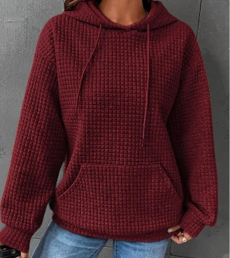 Liora Loose Sweatshirt — Red