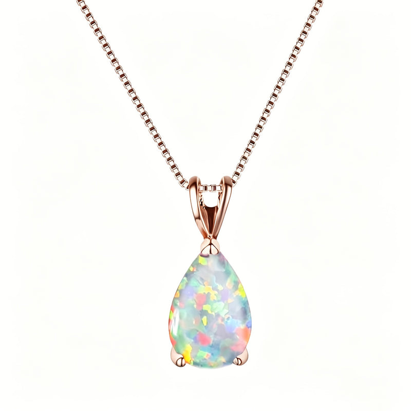 Liora Opal Teardrop Necklace 13