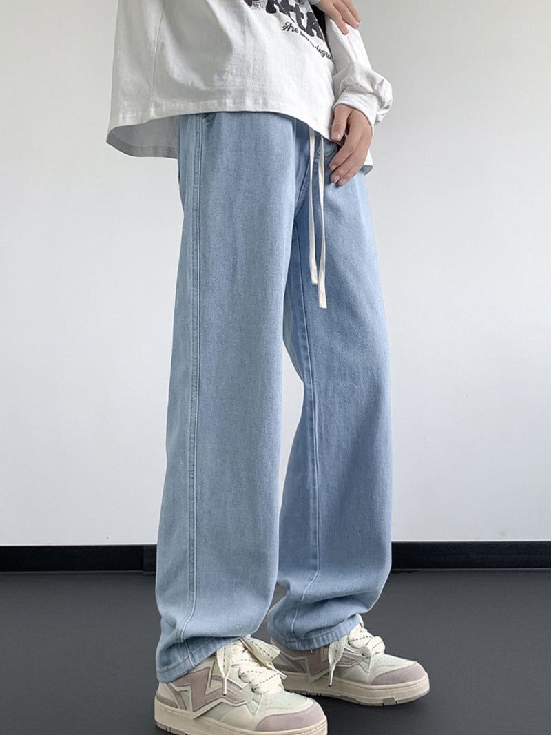 Men's Full Size Wash Loose Fit Jeans Plus Size 8
