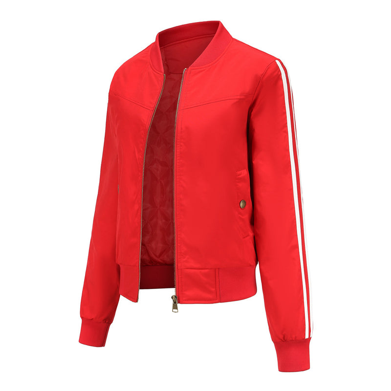 Wren Cropped Bomber Coat 8