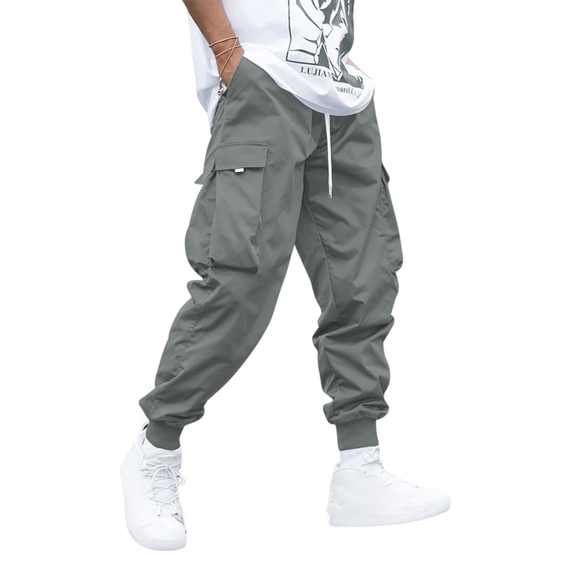 Atlas Multi-Pocket Cargo Pants — Dark Grey