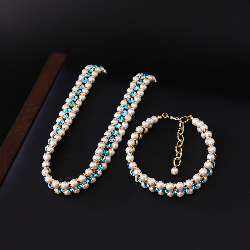 Seraphine Pearl & Crystal Necklace
