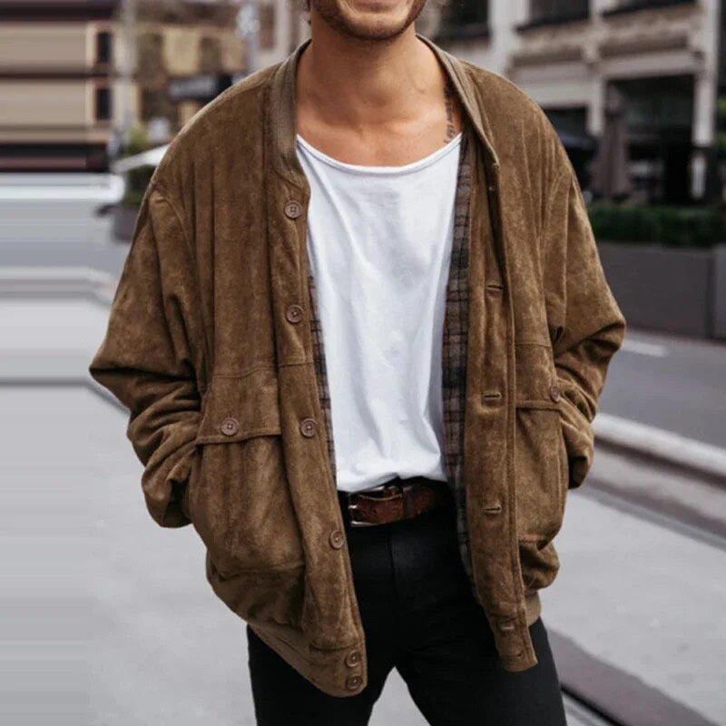 Jude Suede-Look Jacket