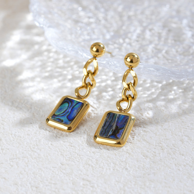 Marea Abalone Shell Drop Earrings