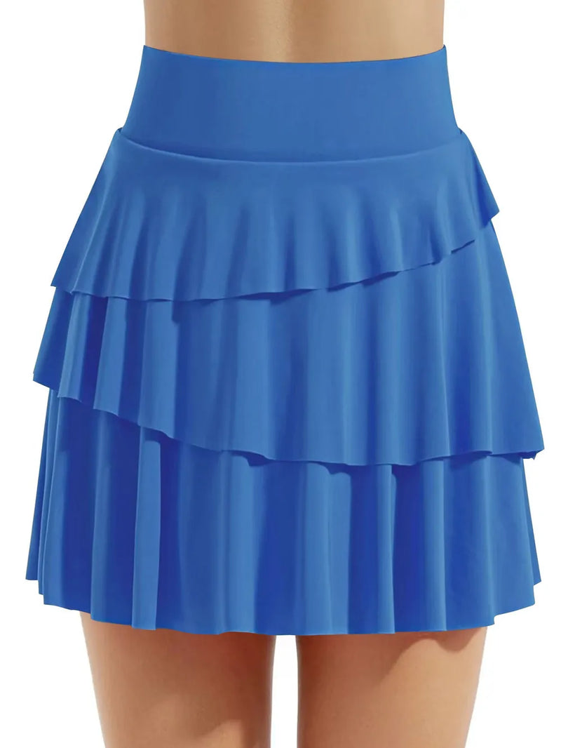 Tiered Ruffle Active Skort 2